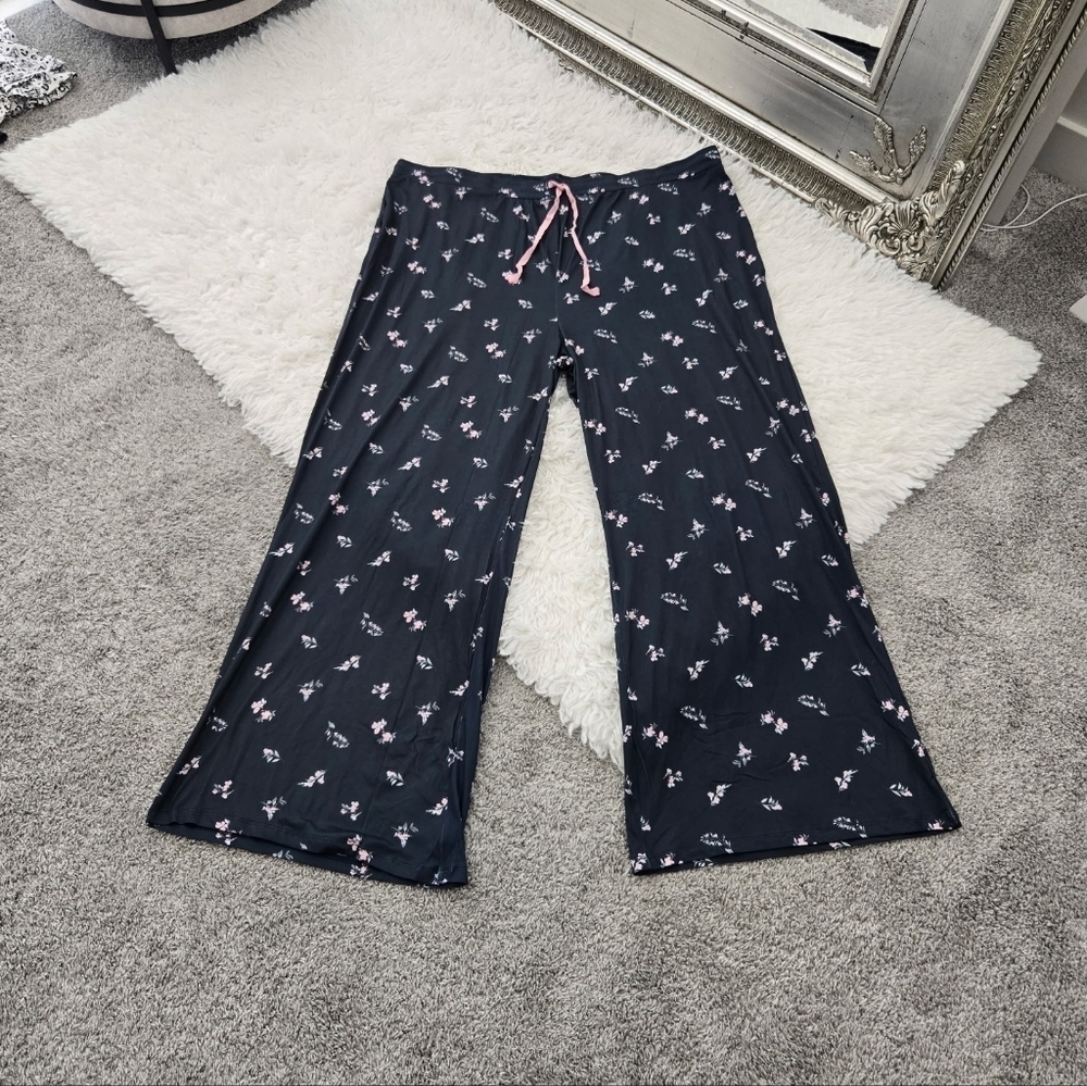 Ink + Ivy Wide Leg Pajama Lounge Pants. Falling Floral. Size 3X. New.